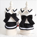 Black White Dog Student Pareja Traje Pet Vestido